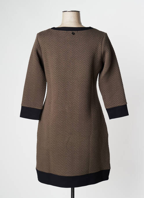 Robe courte manches 3/4 manches 3/4 vert MADO ET LES AUTRES femme