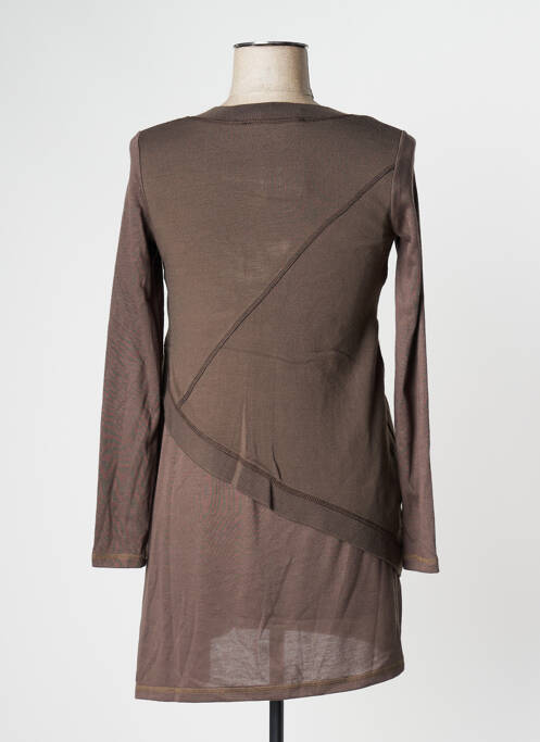 Robe courte marron MADO ET LES AUTRES pour femme