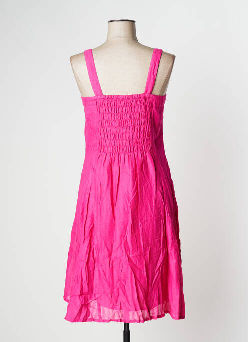 Robe mi-longue rose KATMAI pour femme