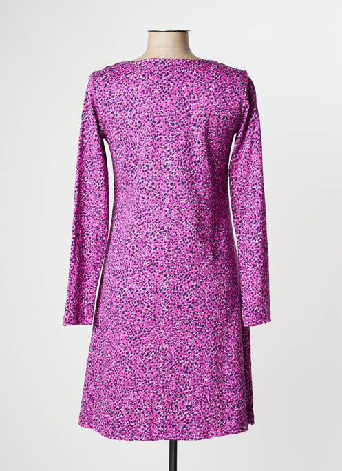 Robe mi-longue violet LILY & ME pour femme