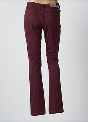 Pantalon slim tissage popeline taille normale rouge WALTRON femme