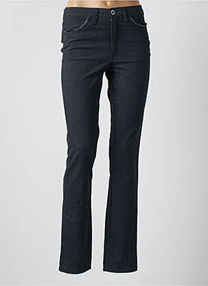 Pantalon slim tissage popeline taille normale gris WALTRON femme