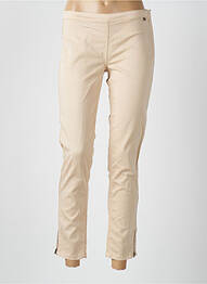 Pantalon slim taille basse taille basse beige MADO ET LES AUTRES femme