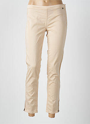 Pantalon slim taille basse taille basse beige MADO ET LES AUTRES femme