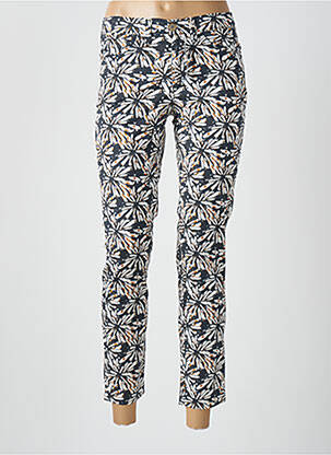 Pantalon 7/8 stretch taille normale noir WALTRON femme