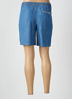 Bermuda taille élastique taille normale bleu WALTRON femme