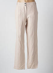 Pantalon droit beige MADO ET LES AUTRES pour femme seconde vue