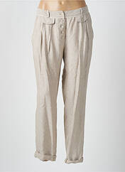 Pantalon droit beige MADO ET LES AUTRES pour femme seconde vue