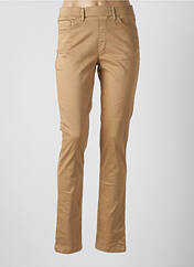 Pantalon slim beige WALTRON pour femme seconde vue