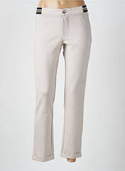 Pantalon slim beige WALTRON pour femme seconde vue