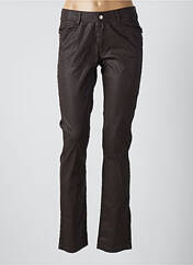 Pantalon slim marron MADO ET LES AUTRES pour femme seconde vue