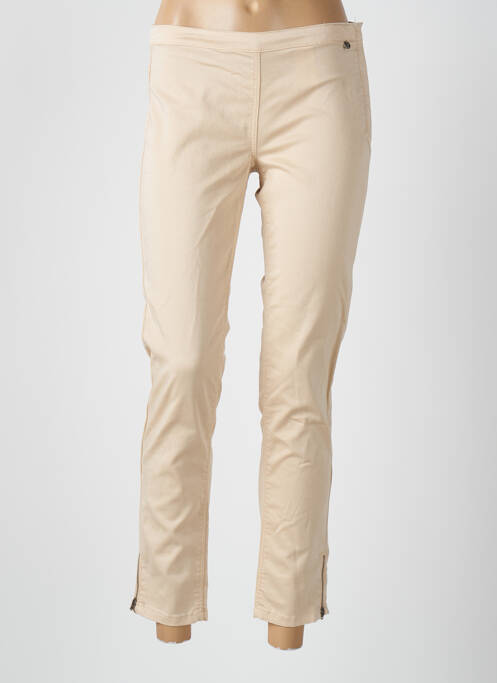 Pantalon slim taille basse taille basse beige MADO ET LES AUTRES femme