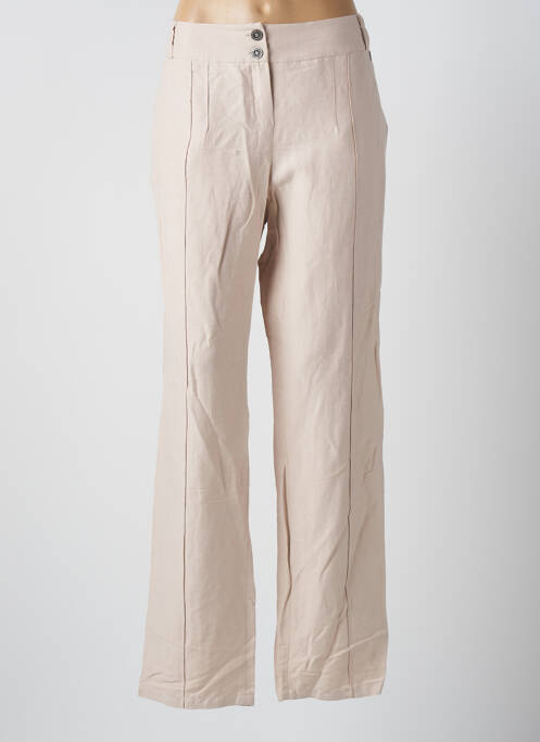 Pantalon droit beige MADO ET LES AUTRES pour femme