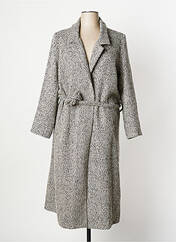 Manteau long gris LEMON MINT pour femme seconde vue