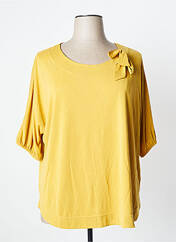 T-shirt jaune JEAN MARC PHILIPPE pour femme seconde vue