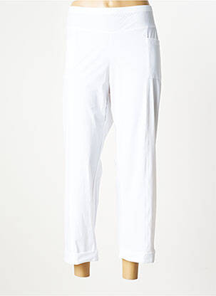 Pantalon 7/8 blanc MALOKA pour femme