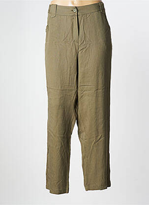 Pantalon droit vert JEAN MARC PHILIPPE pour femme