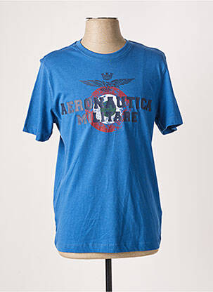 T-shirt bleu AERONAUTICA pour homme