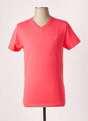 T-shirt rose GANT pour homme seconde vue