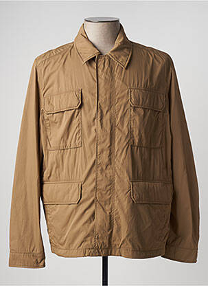 Imperméable coupe droite sans capuche marron STRELLSON homme