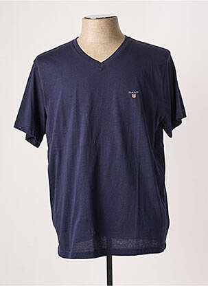 T-shirt bleu GANT pour homme