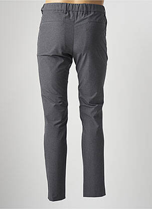 Pantalon slim tissage popeline taille normale gris MANUFACTURE homme
