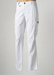 Pantalon cargo blanc AERONAUTICA pour homme seconde vue