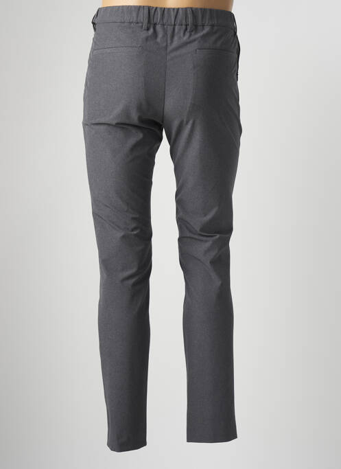 Pantalon slim tissage popeline taille normale gris MANUFACTURE homme