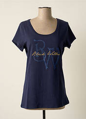 T-shirt bleu BLACK WELLIS pour femme seconde vue