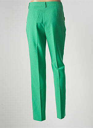 Pantalon slim tissage popeline taille normale vert BRANDTEX femme