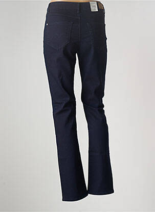 Jeans coupe droite stretch taille normale bleu KANOPE femme