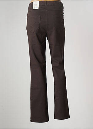 Pantalon slim taille élastique taille normale marron GERKE MY PANTS femme