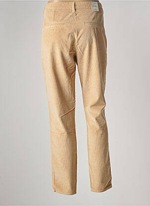Pantalon droit stretch taille normale beige KANOPE femme