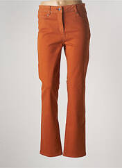 Pantalon droit marron DIANE LAURY pour femme seconde vue