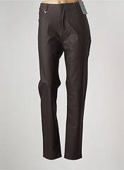 Pantalon droit marron S.QUISE pour femme seconde vue