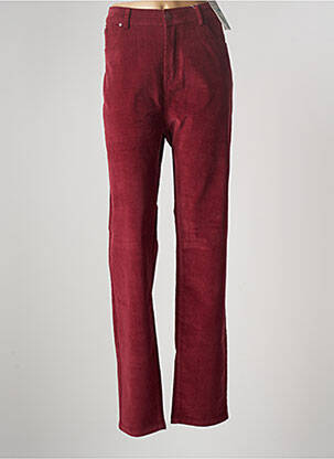 Pantalon droit rouge S.QUISE pour femme