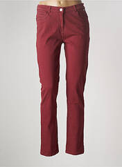 Pantalon slim rouge AGATHE & LOUISE pour femme seconde vue