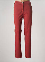 Pantalon slim rouge GERKE MY PANTS pour femme seconde vue