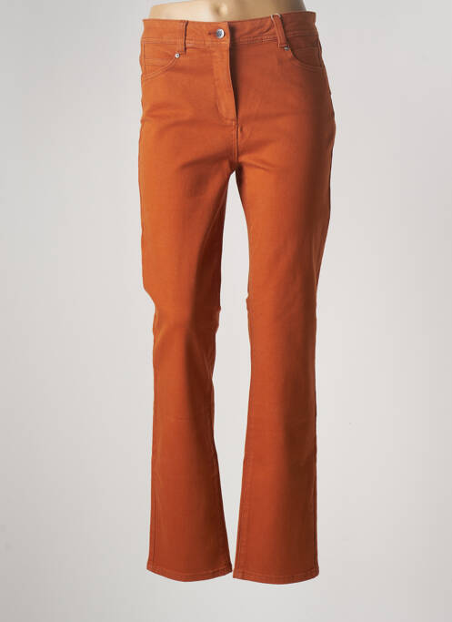 Pantalon droit marron DIANE LAURY pour femme