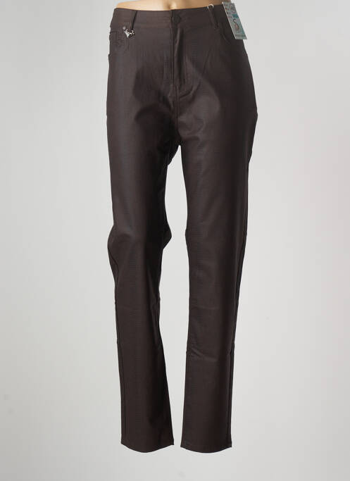 Pantalon droit marron S.QUISE pour femme