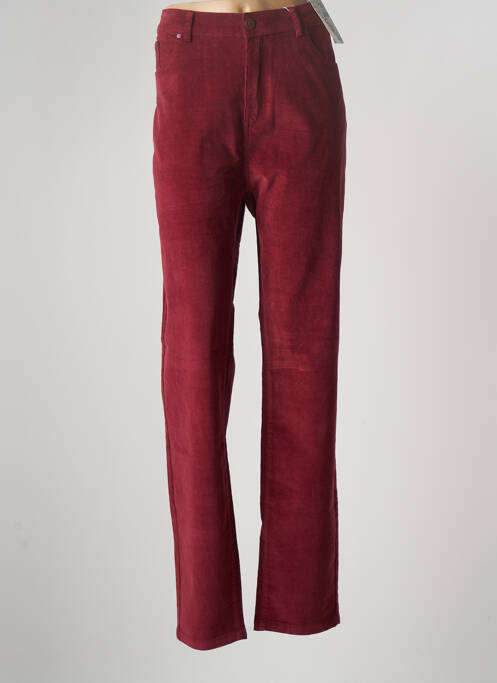 Pantalon droit rouge S.QUISE pour femme