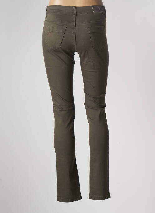 Pantalon droit vert S.QUISE pour femme