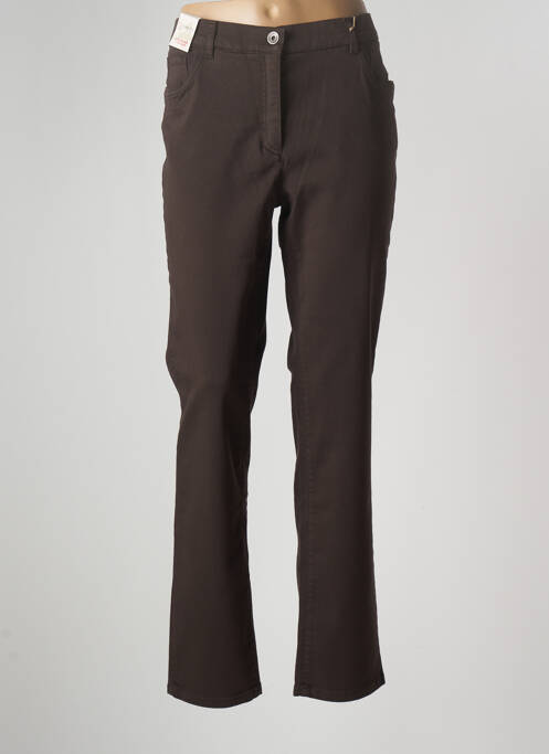 Pantalon slim marron GERKE MY PANTS pour femme