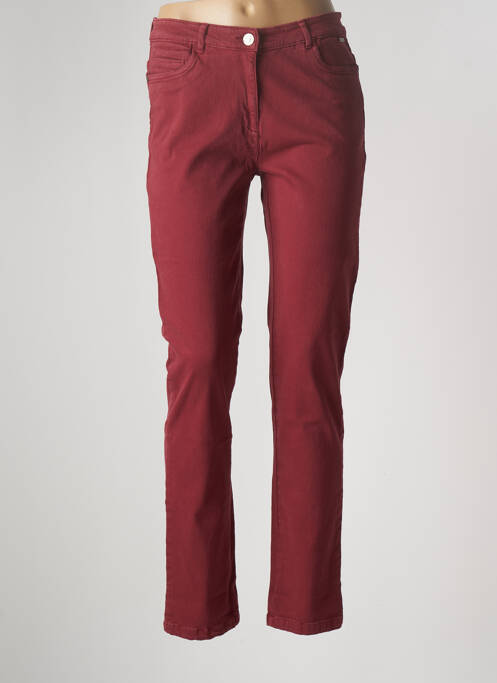 Pantalon slim rouge AGATHE & LOUISE pour femme