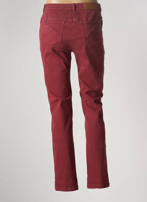 Pantalon slim rouge AGATHE & LOUISE pour femme