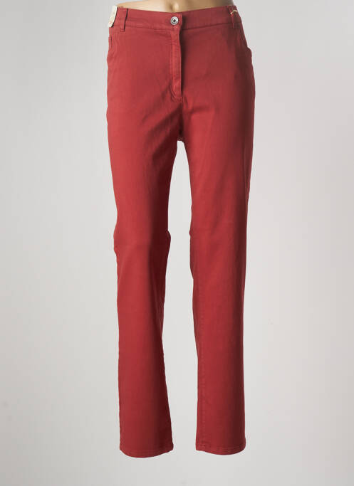 Pantalon slim rouge GERKE MY PANTS pour femme