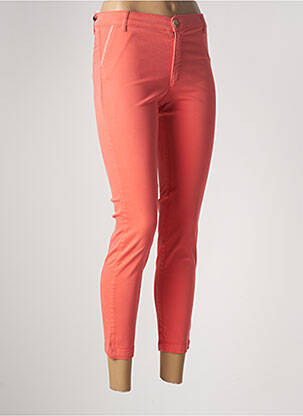 Pantalon 7/8 stretch taille normale orange WALTRON femme