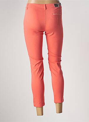 Pantalon 7/8 stretch taille normale orange WALTRON femme