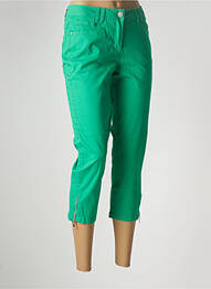 Pantacourt stretch taille normale vert BRANDTEX femme