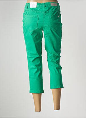 Pantacourt stretch taille normale vert BRANDTEX femme
